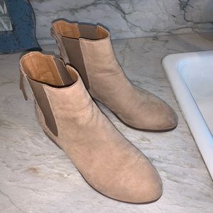 Aldo Suede Tan Booties